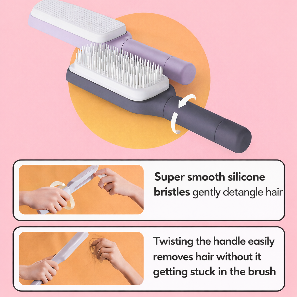 Brushy™ - The Brush with Retractable Bristles