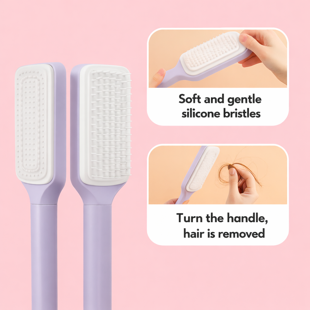 Brushy™ - The Brush with Retractable Bristles